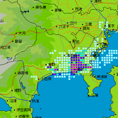 藤沢を夕立が直撃